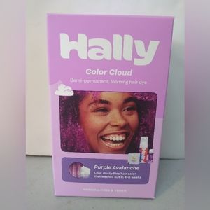 Hally Color Cloud Demi Permanent Foaming Hair Dye Purple Avalanche NEW in Box